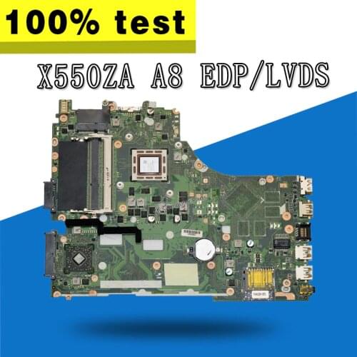 X550ZA Motherboard A8 CPU For Asus A550Z K555Z K550z X555Z VM590Z Laptop motherboard X550ZA Mainboard X550ZA Motherboard test ok