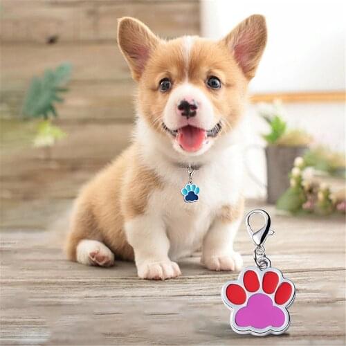 1pc Personalized Cat ID Tag Free Engraving For Kitten Collar Pet Charm Name Pendant Necklace Accessory