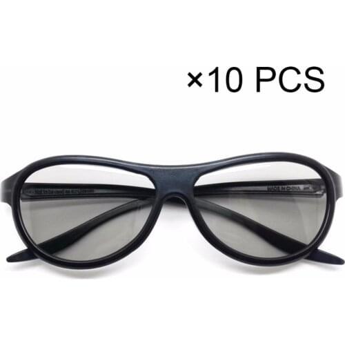 10pcs/lot Replacement AG-F310 3D Glasses Polarized Passive Glasses For LG TCL Samsung SONY Konka reald 3D Cinema TV computer