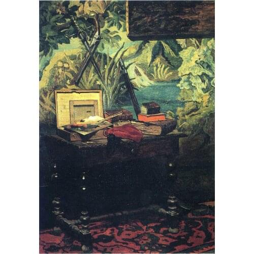 100% handmade Oil Painting Reproduction on linen canvas with museum quality with Free DHL,a-corner-of-the-studio by Claude Monet