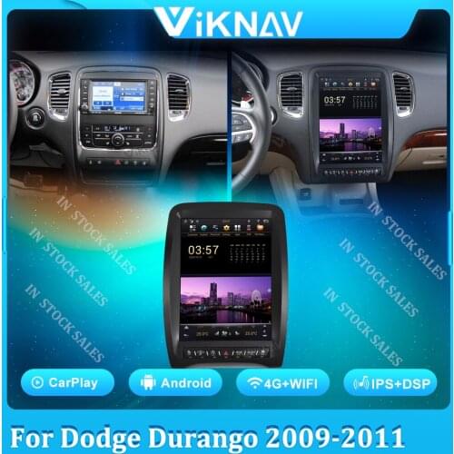 2 din android car audio autoradio for dodge durango 2009-2011 gps navigation multimedia player head unit tape recorder fm wifi