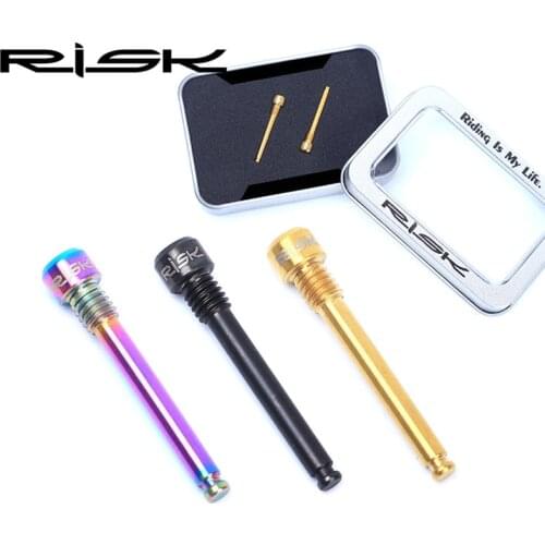 2pc/lot Titanium Alloy M4x26 Bicycle Hydraulic Disc Brake Bolt For Brake Pad MTB Bike Brake Plug Fixed Bolt M4