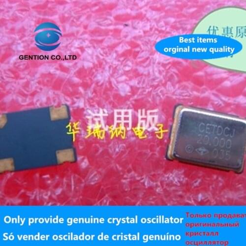 5pcs 100% orginal new crystal SMD 5X7 20M 20MHZ 20.000MHZ active chip oscillator OSC