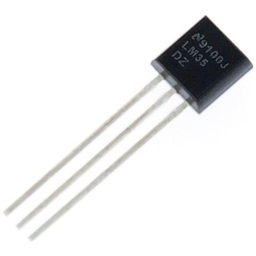 50pcs Brand new LM35DZ TO-92 LM35 Precision Centigrade Temperature Sensor For IC Low Impedance