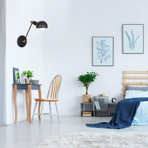 American Vintage Industrial wind Retro Wall Lights Long Arm Wall Lamp Indoor lighting Living room/bedroom/restaurant LED E27