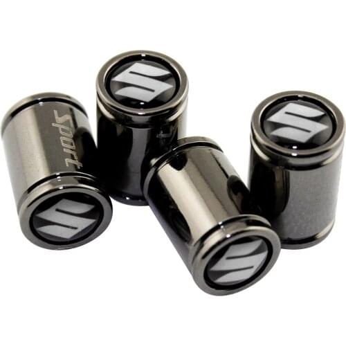 Car Air Dustproof Caps for Suzuki SX4 S Cross Swift Grand Vitara Alto Jimny Samurai Liana Ignis Burgman Wheel Tire Cover Styling