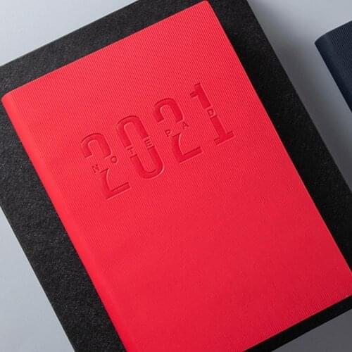 Notebook Striped Cover Eco-friendly Paper Travelling Journal Diary Book for Office Business Notebook With Calendar Supplies