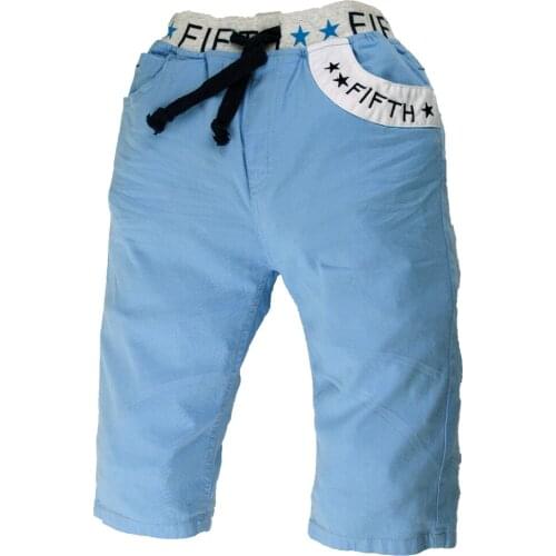 105-125 Boys Trousers letters embroidery Pocket star Button All Cotton casual Resort Outdoors Beachwear MH3705