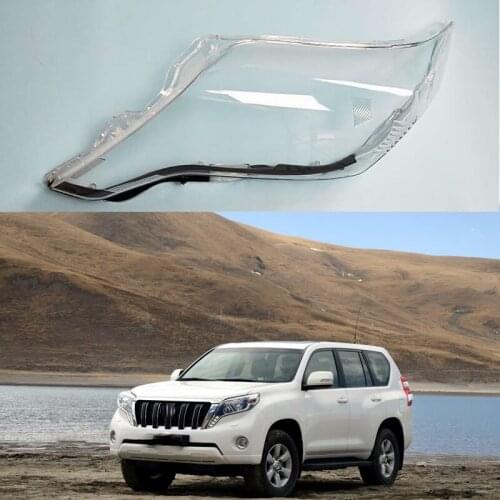For Toyota Prado large lampshade 2014 2015 2016 new transparent glass headlight mask lamp shell lamp surface