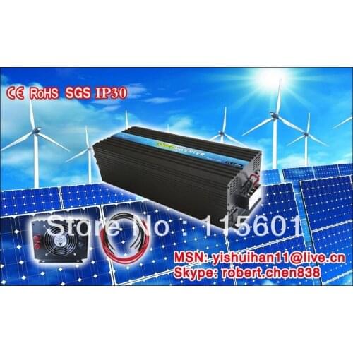 HOT SALE 5000W DC 12V/24V/48V TO AC 100V/110V/120V 220V/230V/240V Pure Sine Wave Inverter ,free shipping