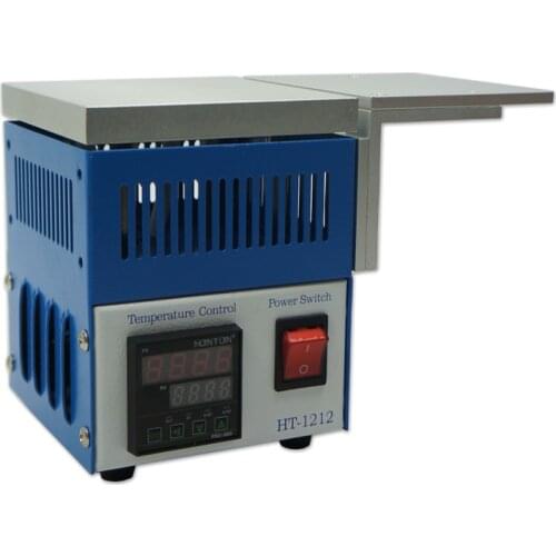 HT-1212B pre-heater Constant temperature heating plate station with cooling aluminum plate for hot plate 220V 110V BGA reballing