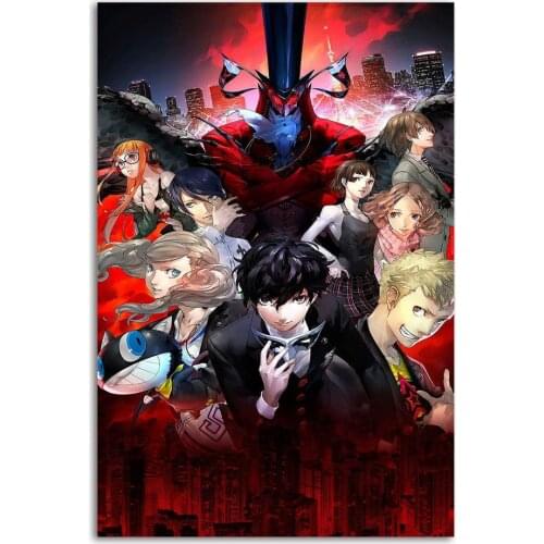 Canvas Print Persona 5 Royale Poster Decorative Picture Modern Wall Art Paintings Home Decor No Frame