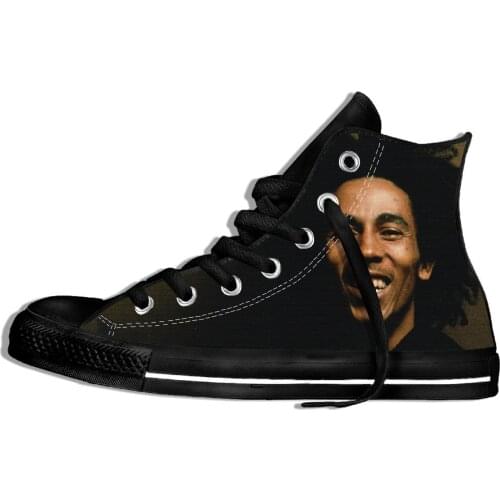 Zapatillas De Deporte Custom Print Bob Marley Images Breathable Outdoor Trainer Sneakers Custom Male Shoes