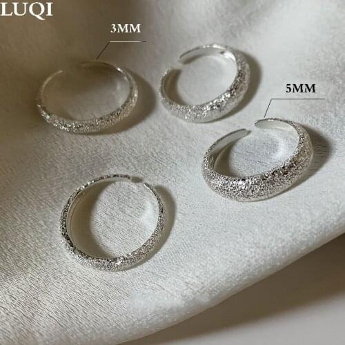 LUQI White Rings
