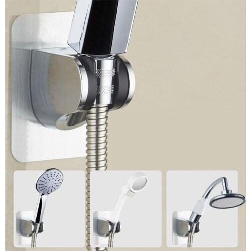 Wall Mounted Handle Rotatable Adjustable Sprinkler Shower Hose Head Holder Stand Bracket Base