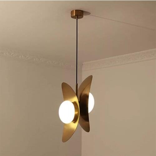 Postmodern Pendant Lights Metal Led Hanging Lamp For Kitchen Dining Room Modern Home Bar Bedside Luster Pendant Lamp Fixture