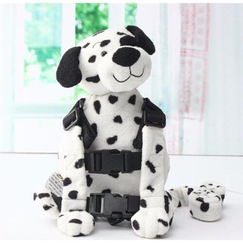 Newbealer Safety Harness Strap Baby Kids Child Toddler Walking Reins Backpack Bag Dalmatian Puppy