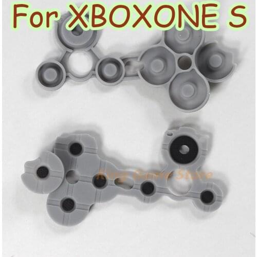 200pcs/lot Silicon Conductive Rubber Pad For Xbox One Slim S Game Controller Contact Key Button Pads For Xbox one slim S Gamepad