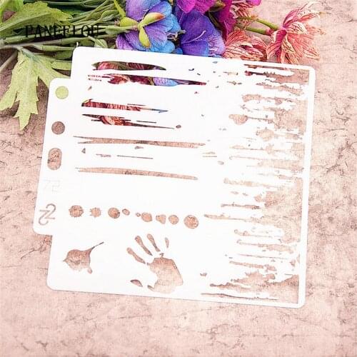 Dreamland hand print scrapbook stencils spray plastic mold shield DIY cake hollow Embellishment printing lace ruler valentine