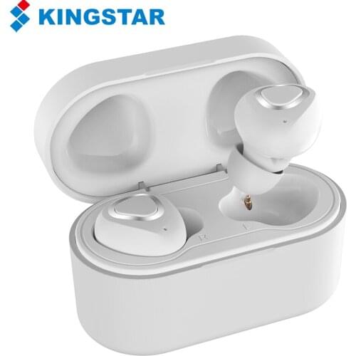 KINGSTAR TWS Bluetooth Earphones V5.0 Wireless Earbuds Stereo Earphone Sport Wireless Headset for Android IOS with Microphone