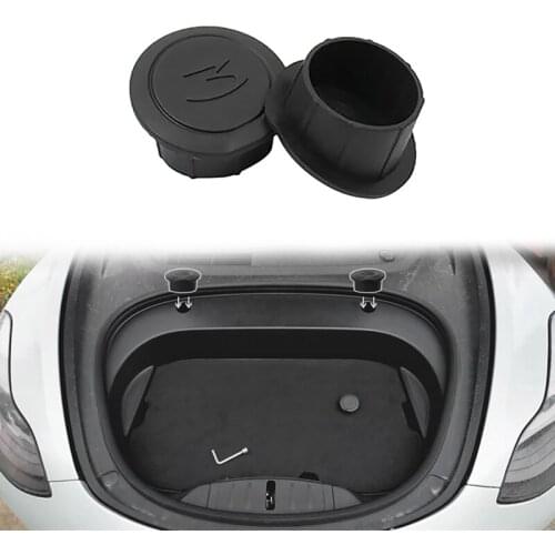 2Pcs for Tesla Model 3 2021 Front Trunk Storage Screw Cover Car Styling Modification Accessories