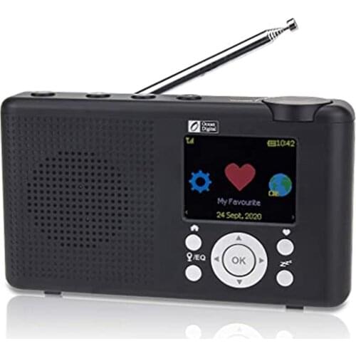 WR-23F Radio Internet Portable 2,4 Inch Couleur LCD Rechargeable Batteries Wi-FI Bluetooth UPnP & DLNA Player Sleep