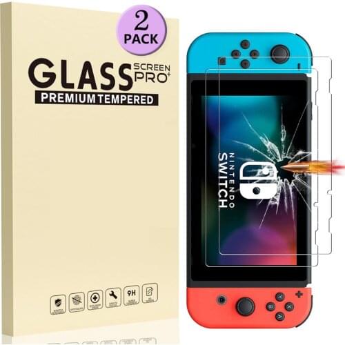 Screen Protector for Nintendo Switch Tempered Glass for Nintendo Switch Accessories Protective Film Crystal High Definition