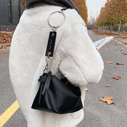 PU Leather Vintage Messenger Bag for Women 2021 Wide Belt Designer Ladies Chain Shoulder Bag Hobos Totes Clutch Purse Handbags