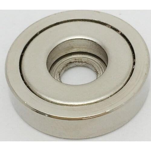 4PCS Vertical Pulling Force 5.9KGs Mounting Magnet D19x4.5mm Magnetic Lifting Magnets Strong Neodymium Magnetic Cup