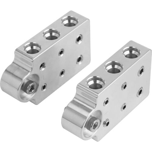 1 Pair Aluminum Flat battery Terminals Kit M6 M8 for XS Battery BOLT-USE-ONLY Positive/Negative