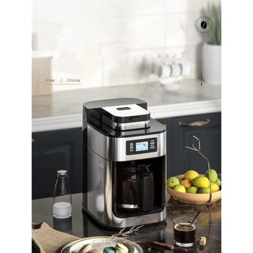 Household Dripper Mini Small All-in-one Office Freshly Ground Bean Grinding Automatic Coffee Machine Coffee Maker
