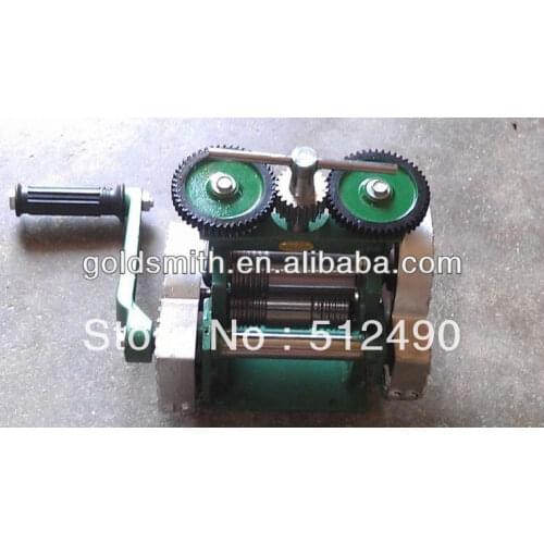 Diy mini brass rolling mill hand roller for jewelry brass jewelry rolling mill