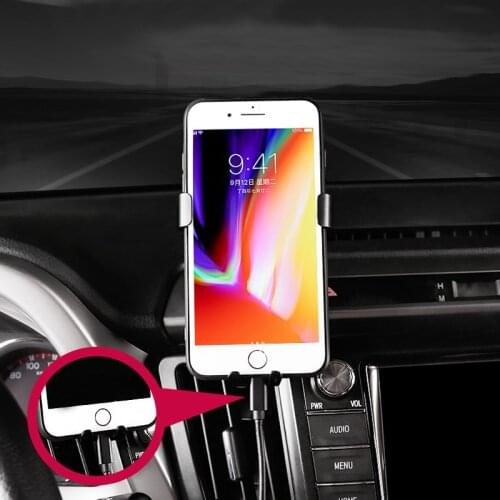 For Toyota RAV4 RAV 4 2014 2015 2016 2017 2018 Car Air Vent Mount Bracket Phone Holder Mobile Phone Cradle Smartphone Stand