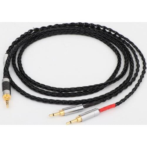 2.5mm 8core Silver Plated Headphone Upgrade Cable for HE1000 HE400S HE560 Oppo PM-1 PM-2