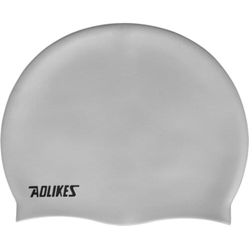 Women Men Unisex Waterproof Silicone Swimming Caps Protect Ears Long Hair Sports Swim Pool Hat Swimming Cap Free Size