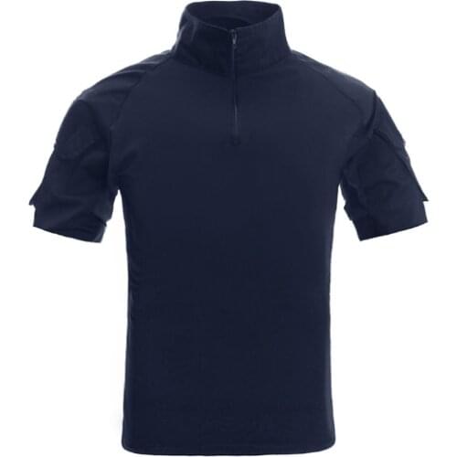 Mens Camouflage Tactical T Shirts Summer Short Sleeve Airsoft Army Combat T-shirts Performance Tops Military Clothing