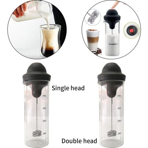 Coffee Frother Cup Stainless Steel Foamer Mixer Bubbler Coffee Blender for Coffee Hot Chocolate Frappe