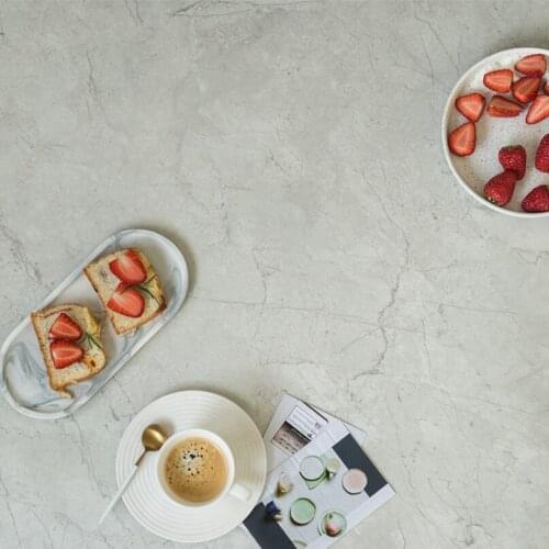 Roadfisher Vintage INS Grey White Cracked Marble Grain PVC Paper Photography Background Backdrop Prop Board For Shoot Food Snack