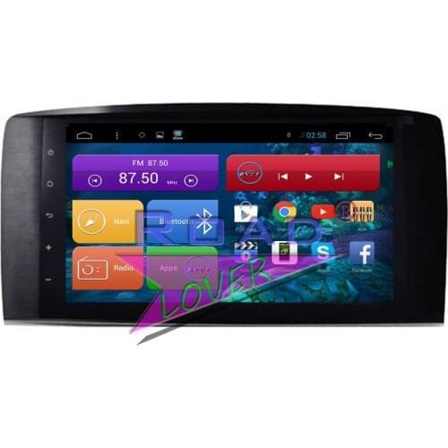 Roadlover Android 6.0 9" Car PC GPS Navigation For Benz R300 2006- Stereo Media Center Two Din NO DVD Auto Magnitol Radio Player