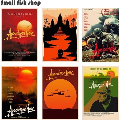 Apocalypse Now film Home Furnishing decoration Kraft Movie Poster Drawing core Wall stickers 42*30cm