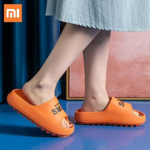 Xiaomi Super Thick Sole Slippers Womens Summer Home Non-slip Bathroom Indoor Sandals Comfortable EVA Smelless Couple Slides Men