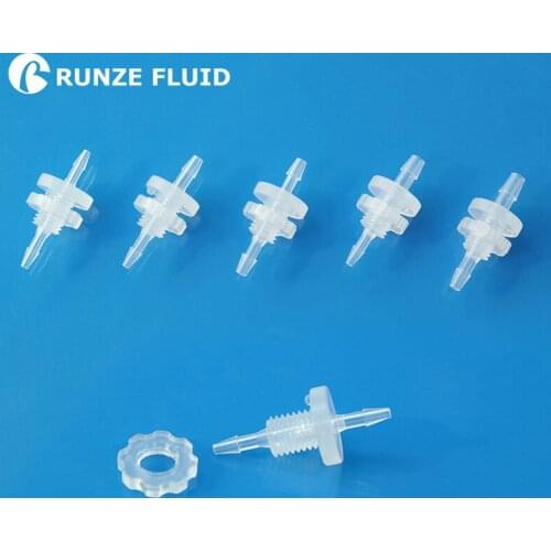 FDA PP Bulkhead Union Plastic Tube Connectors Medical Use High Transparency Smooth Surface Non-leakage Connection Super Quality
