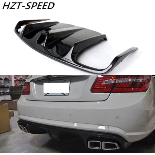 Carbon Fiber Rear Bumper Lip Spoiler Diffuser For Mercedes Benz W207 E200 E300 E260 Coupe Car Tuning 2012-2014