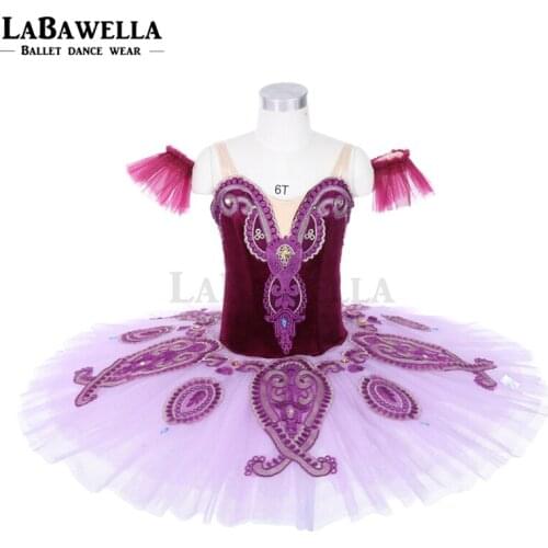 Platter Competition Ballet Tutu Purple Women Classic Costume Tutu Ballet Professional Ballet Tutu Costumes JY017