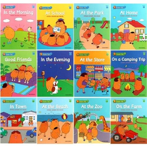 12 Books Oxford Potato Pals Picture Book Young Children English Early Learning Book