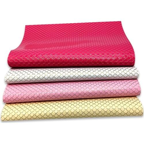 Shiny Solid Color Plain Design Chunky Glitter Faux Artificial Leather Fabric Sheet for Hair Bow/Wallpaper/Decorative/Shoe/Bag