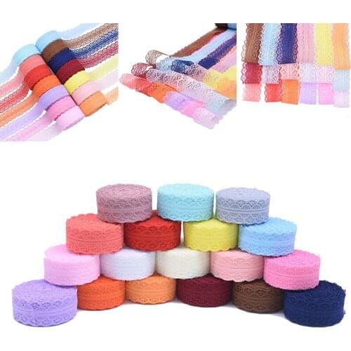20M 2.8cm High Quality Lace Ribbon Trim Fabric DIY Handamade Embroidered Net Cord For Sewing Decoration Lace Fabric