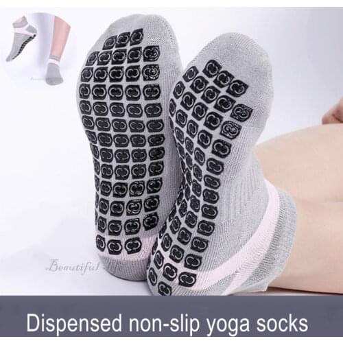 2021 Women Breathable Fitness Yoga Socks Round Head Cotton Anti-Slip Sports Socks Ventilation Pilates Ballet Socks Dance Sock
