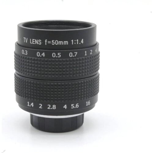 50mm f1.4 CCTV TV Lens C mount for GF3 GF2 GF1 G3 GH1 GH2 EP1 EP2 EPL1 EPL