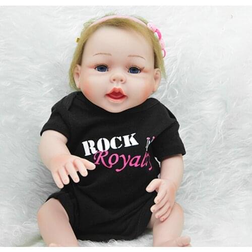 52cm Lifelike Reborn Baby Doll Full Silicone New Baby Toys Kids Gift Silicon Reborn Dolls Babies Christmas Gifts